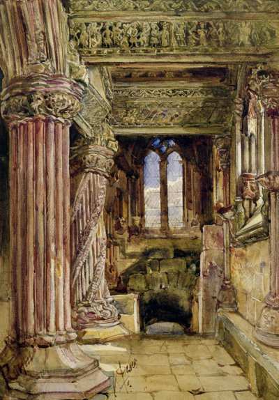 Rosslyn Chapel, Schotland door Alexander Jnr. Fraser